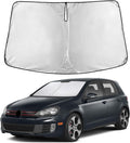 EcoNour Windshield Sun Shade for Volkswagen Golf MK6 2009–2014 | Front Window Sunshade | Foldable Car Sun Protector | Blocks UV Rays & Keeps Interior Cooler