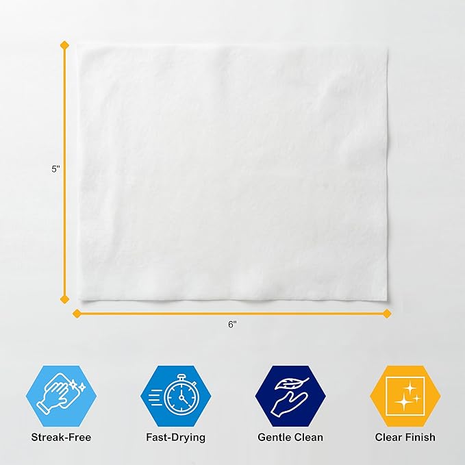 MED PRIDE Anti-Fog Lens and Screen Cleaning Wipes for Eyeglasses, Touch Screens, Premoistened, Anti-Static, Quick-Dry (200 200 Count (Pack of 1))