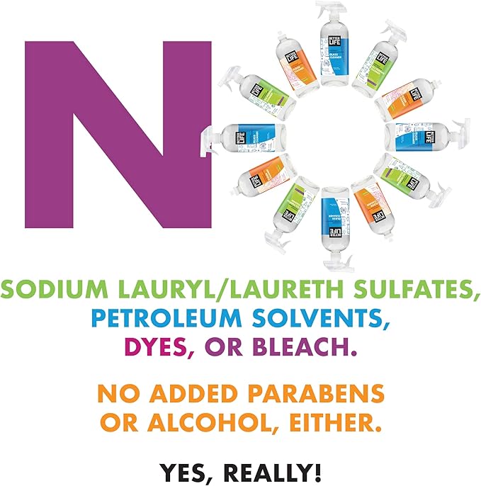 Better Life Floor Cleaner - Liquid Multipurpose Cleaner for Wood, Tile, Laminate, Vinyl, Bamboo - Hardwood Floor Cleaner for Mopping - Citrus Mint 32oz