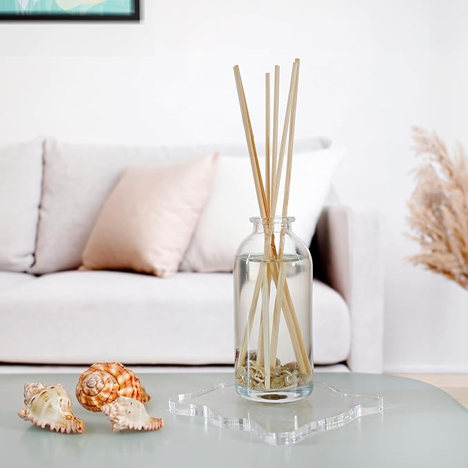 Urban Naturals Leather Mahogany Scented Oil Reed Diffuser Refill | Includes a Free Set of Reed Sticks! Masculine Blend of Smoky Bergamot, Leather, Spice, Amber and Wood – 4 oz. Made in The USA
