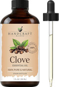 Handcraft Blends Clove Essential Oil – 1 Fl Oz – 100% Pure and Natural – Premium Grade Essential Oil for Diffuser and Aromatherapy, Skin, Massage, Candle and Soap Making Fragrance
