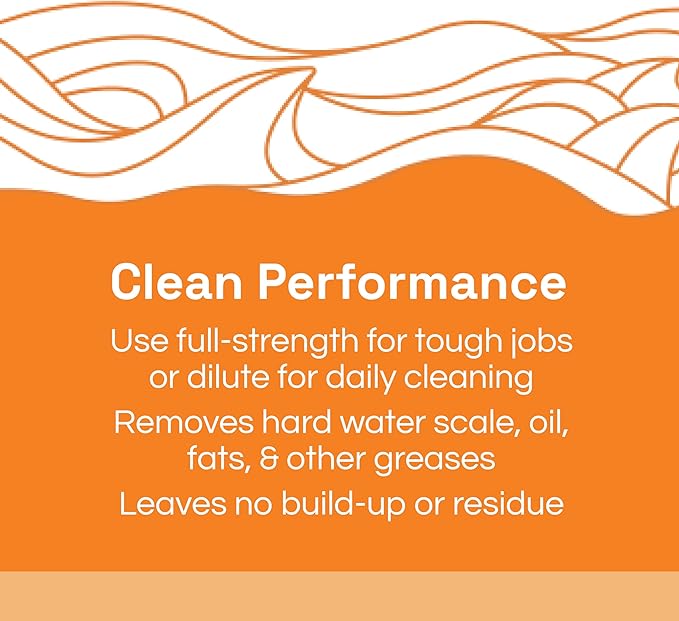 Clean Republic Heavy-Duty Degreaser, Multi-Surface Cleaner for Ovens, Stove Tops, Grills, and More, 1 Gallon Bottle