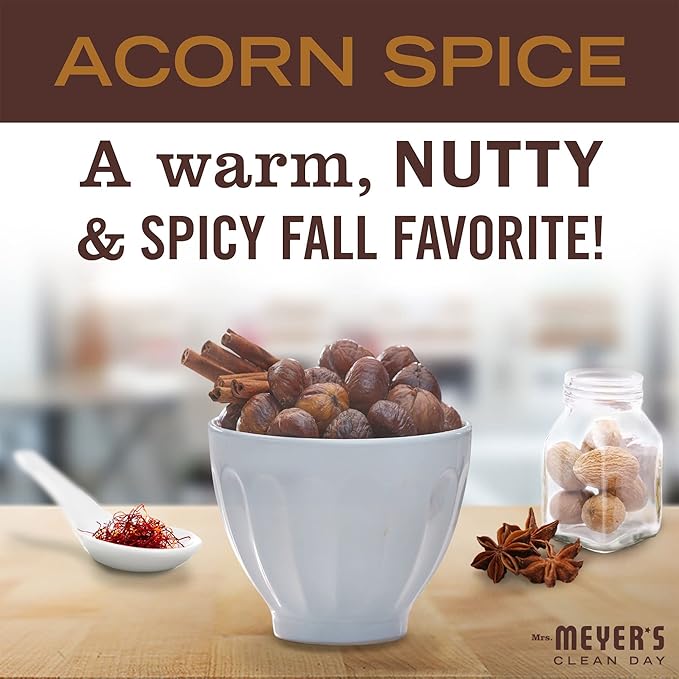MRS. MEYER'S CLEAN DAY All-Purpose Cleaner Spray, Limited Edition Acorn Spice, 16 fl. oz - Pack of 3