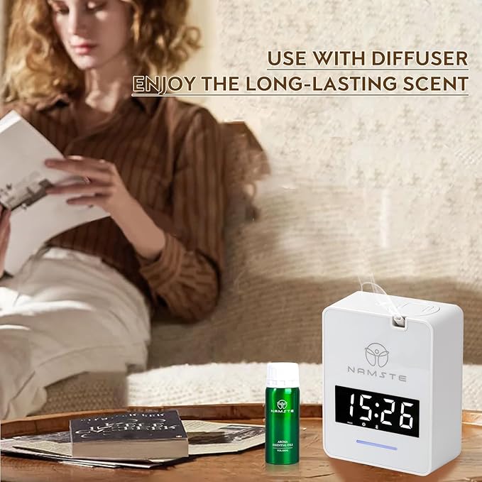 White Tea 3.38 Fl Oz Essential Oil for Diffuser, 5-Star Hotel Signature Scen, Liquid Air Freshener, Recreate Luxury Suite Ambiance for Home Hotel-Style Experiences