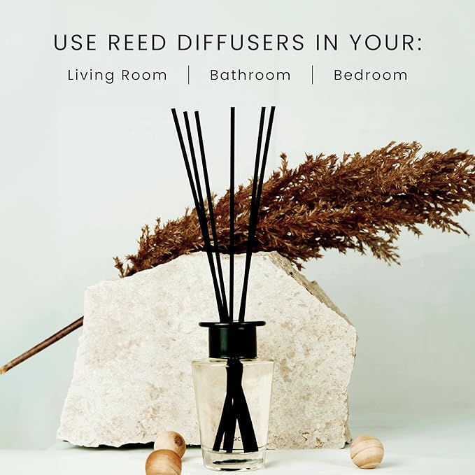 The Magic Scent White Tea Reed Diffuser for Home - Luxury Decorative Scent Diffuser with Premium Fiber Reeds for Lasting Gentle Dispersal - Natural, Toxin-Free Aroma Inspired by a Tranquil Spa