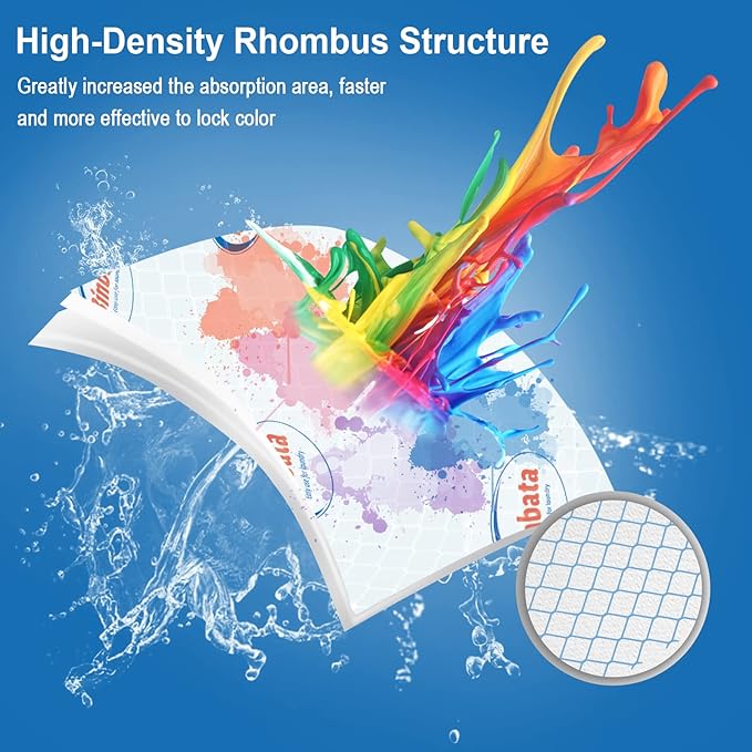 Color Grasper for Laundry 240 Count, Fragrance Free Dye Catcher Essential for Home Use, Dye Guard Grabber Sheets for Laundry in-Wash Sheets
