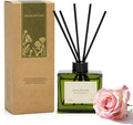 Reed Diffuser, 4 oz Rose Scent Diffuser with 7 Sticks, Long Lasting Reed diffusers for Home, Elegant Fragrance for Bathroom Bedroom Office Decor, Air Fresh