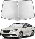 EcoNour Windshield Sun Shade Compatible for Subaru Legacy 2020-2024 2025 2026 Front Window Sunshade Foldable Sun Visor UV & Heat Blocking Protection