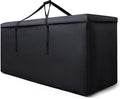 Large Christmas Tree Storage Bag, Fits Up to 9-12 ft Tall Artificial Disassembled Trees, 600D Waterproof Heavy Duty Christmas Tree Bag with Durable Handles & Zipper, 65 x 20 x 28 Inch, Black