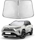 EcoNour Windshield Sun Shade Compatible for Toyota RAV4 2019–2024 2025 2026 | SUV Front Window Sunshade | Foldable 4-Layer Sun Visor Protector | UV & Heat Blocking | Keeps Your RAV4 Cool & Protected