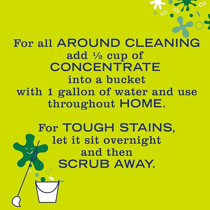 Mrs. MEYER'S CLEAN DAY Probiotic Multi-Surface Concentrate Cleaner, Lemon Verbena, Cleans Crevices And Tough Stains, 32 Fl Oz