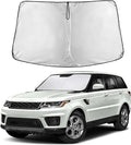 EcoNour Windshield Sun Shade Compatible for Land Rover Range Rover Sport 2014-2022 Front Window Sunshade Foldable Sun Visor UV & Heat Blocking Protection