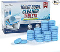 Toilet Bowl Cleaner Tablets 40 Pack, Long-Lasting Drop-in Tank Tablets with Sustained-Release Technology, Fight Tough Stains & Odors, Household & Commercial Use, Compatible with Most Toilets-Cleaning