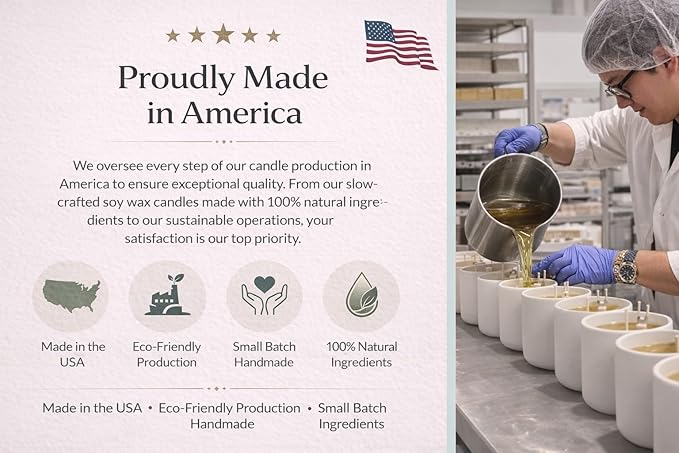 Ocean Stone | Scented Candle for Women & Men | Hand-Poured, Aromatic & Fragrant | 60 Hour Burn Time 12.7 OZ | Soy Based | Phthalate Free | Made in USA | Sea Salt Rosewood Santal