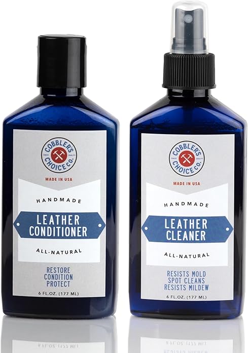 Cobbler's Choice Leather Cleaner & Conditioner Duo