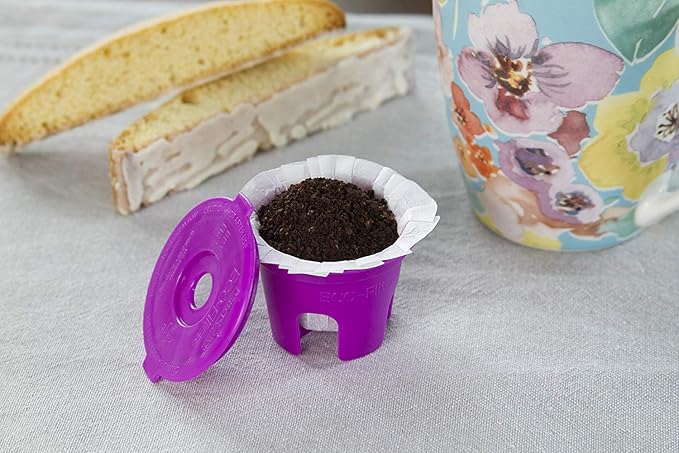 Cafe Filters Paper Liners for Reusable K Cup Coffee Pods by Perfect Pod - Fits All Brands, Compatible With All Refillable Capsules - Disposable Paper Filters (1,000-Ct)