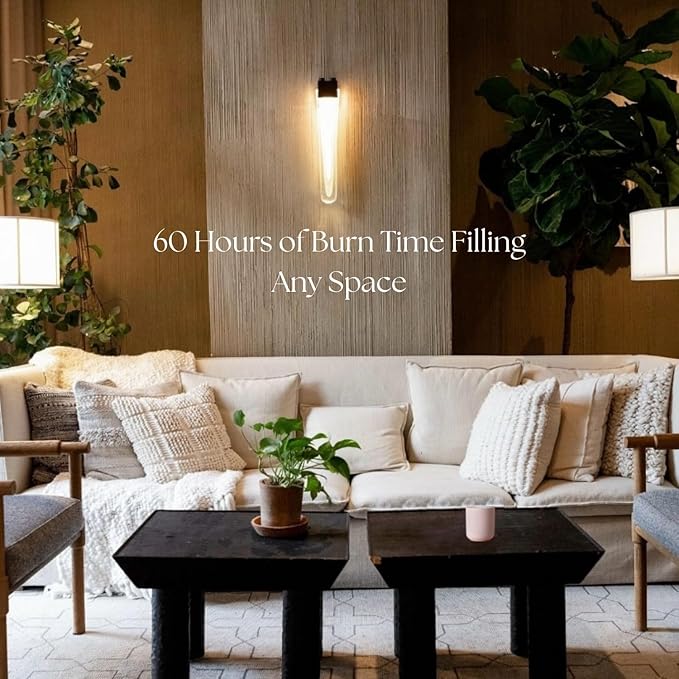 CAFTARI Luxury Aromatherapy Candle | Rose, Sandalwood & Violet Scented | 60 Hour Burn | Clean Coconut Soy Wax | Vegan, Gift-Ready Candle for Upliftment, Presence and Happiness | Dolce Far Niente