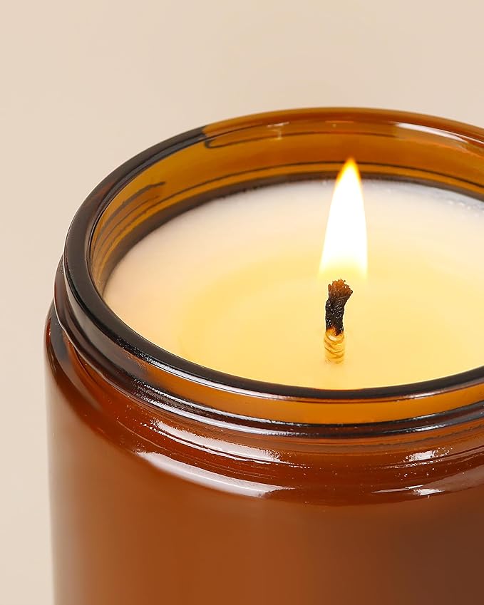 AOOVOO Fresh Coffee Candle - Large Scented Soy Wax Aromatherapy Candle, 22oz