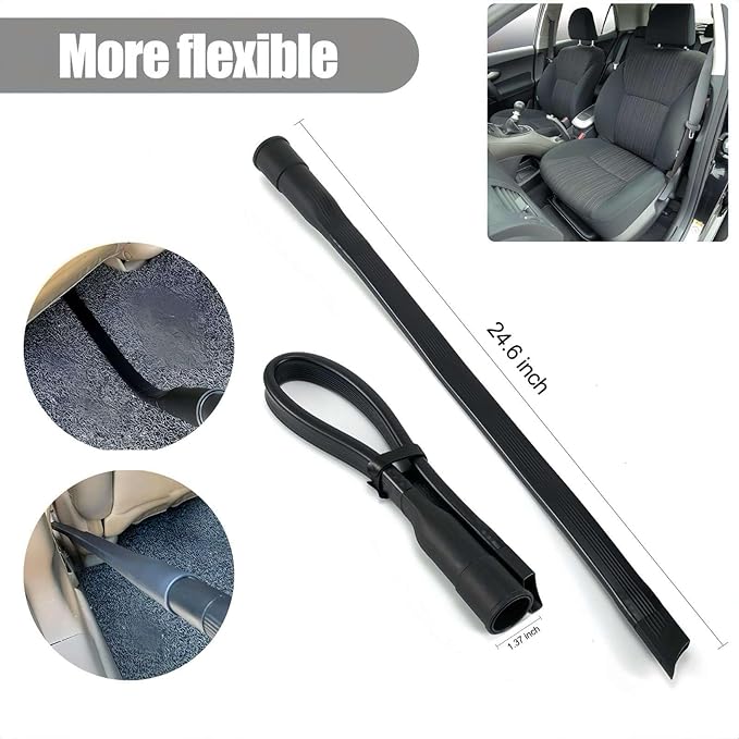 13-Piece 1 1/4 Inch(32mm) Vacuum Attachments Cleaning Kit with Vacuum Floor Brush/Dryer Lint Vac Attachment/Flexible Crevice Tool