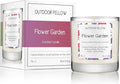 Outdoor Fellow Flower Garden Candle, 8oz, Lilac & Jasmine, 50-Hour Burn Time, Spring Scented Candle, Relaxing Fragrance, Elegant Gift for Any Occasion
