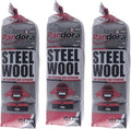 Pandora Steel Wool #0 - Fine Grade, 48 Pads for Cleaning and Scouring- Metal Strands - Ideal for Cleaning Porcelain, Tile, Grout, and Shower Doors