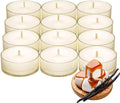 PartyLite Tea Lights Candles, Marshmallow and Vanilla with Caramel Scent, Gift Set of 12, Aromatherapy with up to 4 to 6 Hours Burn Time, Ideal for Home Decor, Holiday Gifting & Celebration