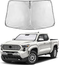 EcoNour Windshield Sun Shade for Toyota Tacoma 2024–2026 | Front Window Sunshade | Foldable Car Sun Protector | Blocks UV Rays & Keeps Interior Cooler