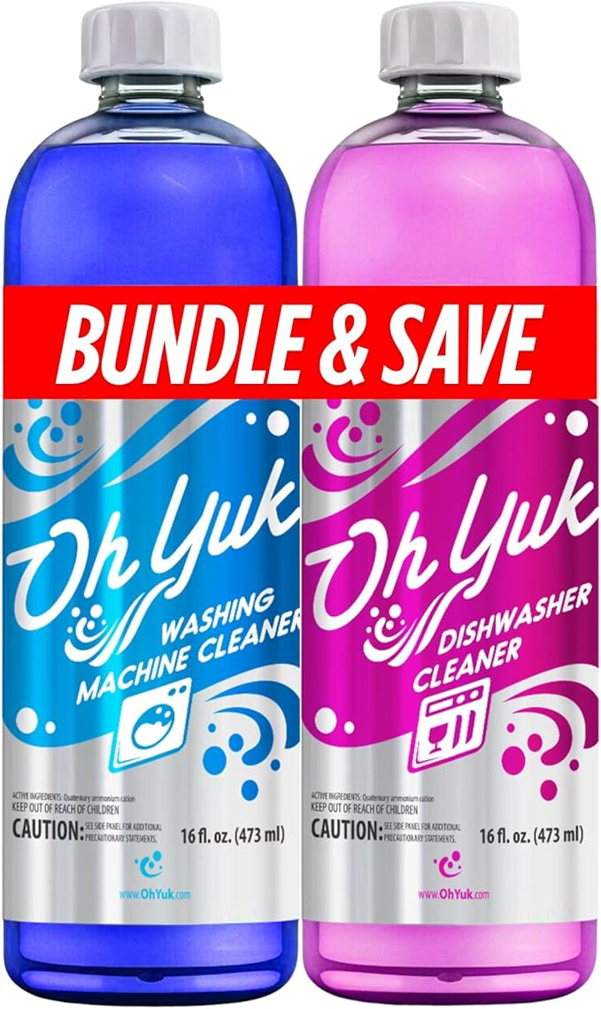 Oh Yuk Washing Machine Cleaner and Dishwasher Cleaner Combo Pack