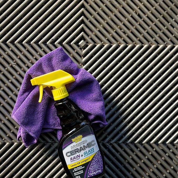 Invisible Glass 92183-2PK Hybrid Ceramic Rain Repellent and Glass Cleaner Cleans and Protects Car Windows and Windshields with Long-Lasting Water-Repellent Si02 Technology, 16 Fl Oz, Pack of 2