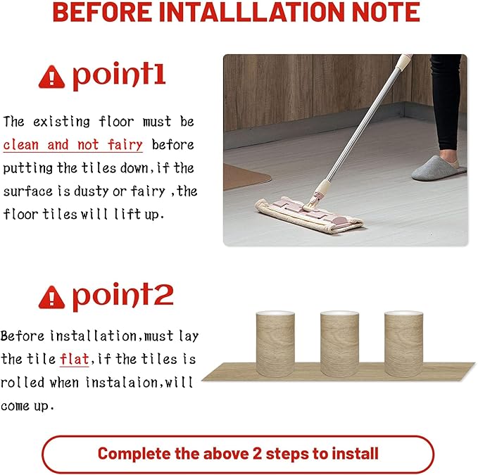 Lareko 108 Sq.Ft,Wood Peel and Stick Floor Tiles,72 Pack Grey Vinyl Flooring (No Adhesive Residue) 36"×6" Waterproof and Non-Slip Laminate Flooring for Renters Bathroom, Living Room(Smoke Grey）