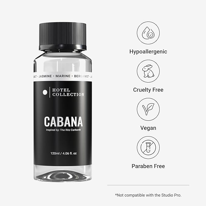 Hotel Collection Diffuser Oil - Cabana - Aromatherapy Essential Fragrance Oil - Botanical Jasmine, Bergamot & Fresh Marine - 120ML 4.1 fl oz