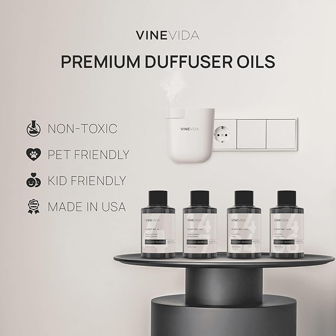 VINEVIDA Spring Collection (Pack of 4) - Diffuser Oil Set - Cold Air Diffuser Oil
