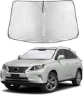EcoNour Windshield Sun Shade for Lexus RX 350 2010–2015 | Front Window Sunshade | Foldable Car Sun Protector | Blocks UV Rays & Keeps Interior Cooler