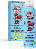 Stain Bandit Stain Remover Spray - Non-Toxic, Family Safe Formula - Bag-On-Valve 360 Continuous Spray - Powerful Natural Cleaner for Clothes, Upholstery, Carpet, Car Seats & More - 4.2 oz