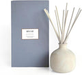 Blueme Spiritual Diffuser | Palo Santo & Vetiver | 16.91 Fl Oz - Refillable Wellness Diffuser, Contains Essential Oil, Sustainable, Hand Finished, Premium, Luxury Ceramic, Natural Rattan Reeds | Large