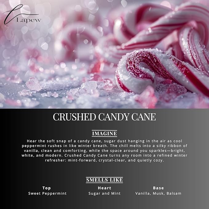 Lapew Crushed Candy Cane Scented Mop Soap Concentrate 36 oz | Premium Fragranced Floor Cleaner | Streak-Free | Hard Floor Cleaning Solution | Eco Friendly | Made in USA