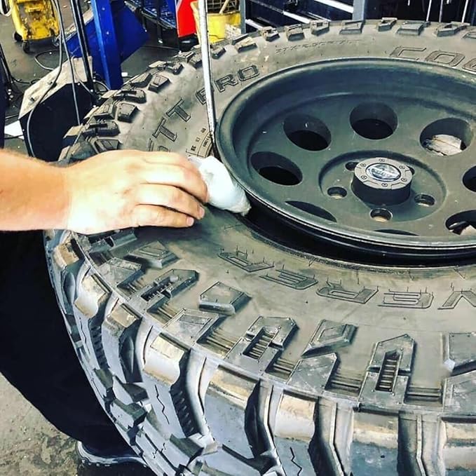ECO Balance 08-ECOXL4 ECO XL Extreme Condition Tire/Wheel Balancing Beads - Off-Road Vehicles, Light Duty Truck Tires, (4) 8oz Balance Bead Bags, (4) Valve Caps