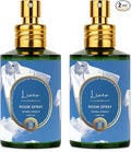 Linen Room Spray 2 Pack, 3.4oz/100ml Each – Long-Lasting Air Freshener & Odor Eliminator for Home, Bathroom, Bedroom & Office, Concentrated Room Spray