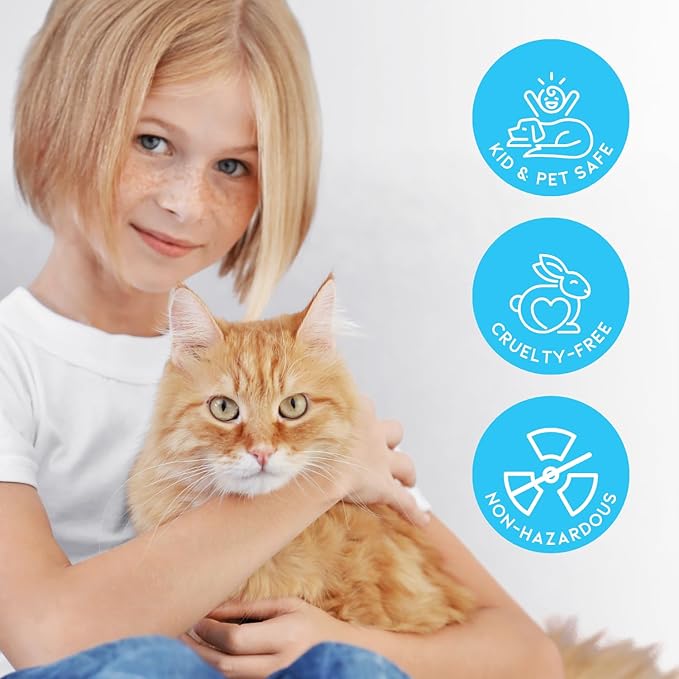 Litter Box Magic Cat Litter Deodorizer Jar (1 Fresh Scent and 1 Fragrance Free, 16 Oz, Pack of 2) - Cat Litter Odor Absorber Gel - Litter Box Pet Air Freshener - Litter Odor Eliminator to Freshen Air