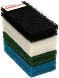The Tile Doctor Multipurpose Scrub Pad Set - Ideal for Bathroom, Kitchen & Floor Cleaning - Non-Scratch Dish Sponge & Shower Scrubber - Perfect for Tile, Tub & Scotch Brite Pads - Multicolor