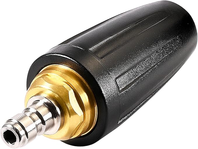 YAMATIC Pressure Washer Tips Turbo Nozzle, 360° Rotating Spray Turbo 3600 PSI 4.0GPM with 1/4" Quick Connector, Compatible with Ryobi, Greenworks, Craftsman, Troybilt, Simpson