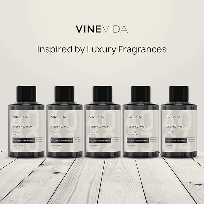 VINEVIDA Fall Collection (Pack of 4) - Diffuser Fragrance Oil Set - Cold Air Diffuser Oil