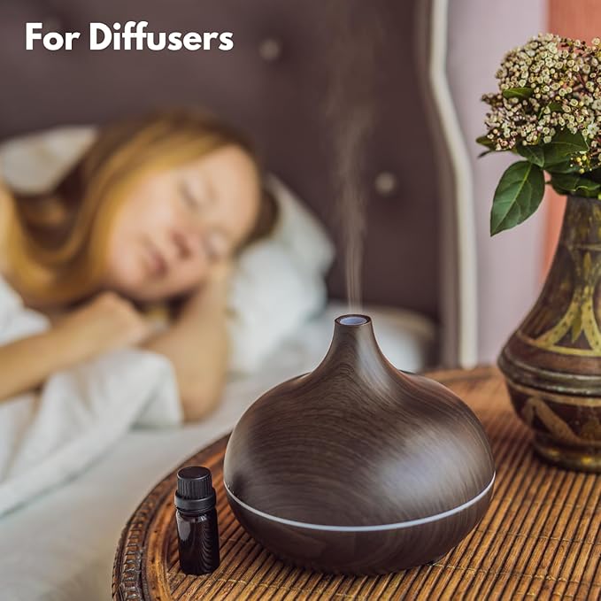 Essential Oils for Laundry – 6 Most Popular 100% Pure Therapeutic Grade Aromatherapy Oils, Lavender, Tea Tree, Eucalyptus, Bergamot, Lemon, Chamomile for Dryer Balls, Diffusers, Soaps, Candles
