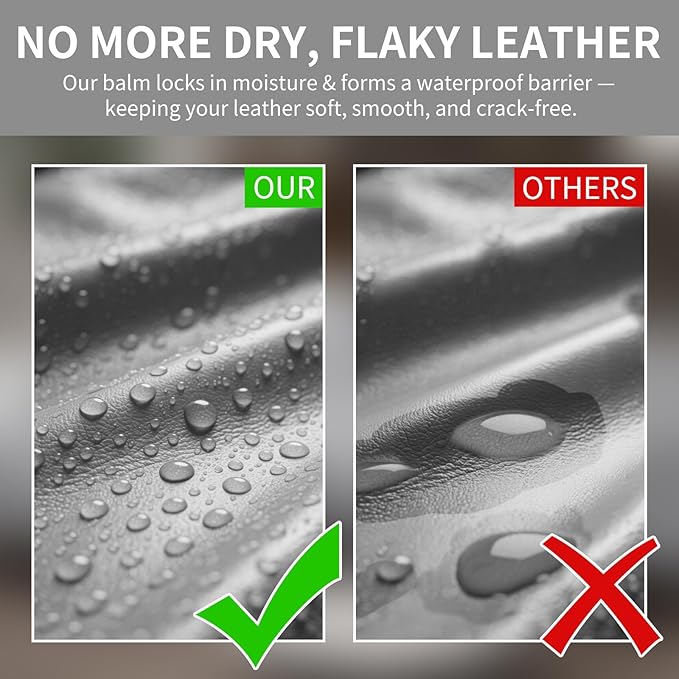 SHABEIBEI Leather Recoloring Balm with 100ml Mink Oil, Gray Leather Repair Kit and Scratch Remover for Furniture, Car Seats, Sofas, Dye & Restorer for Couches, Vinyl, PU, Faux