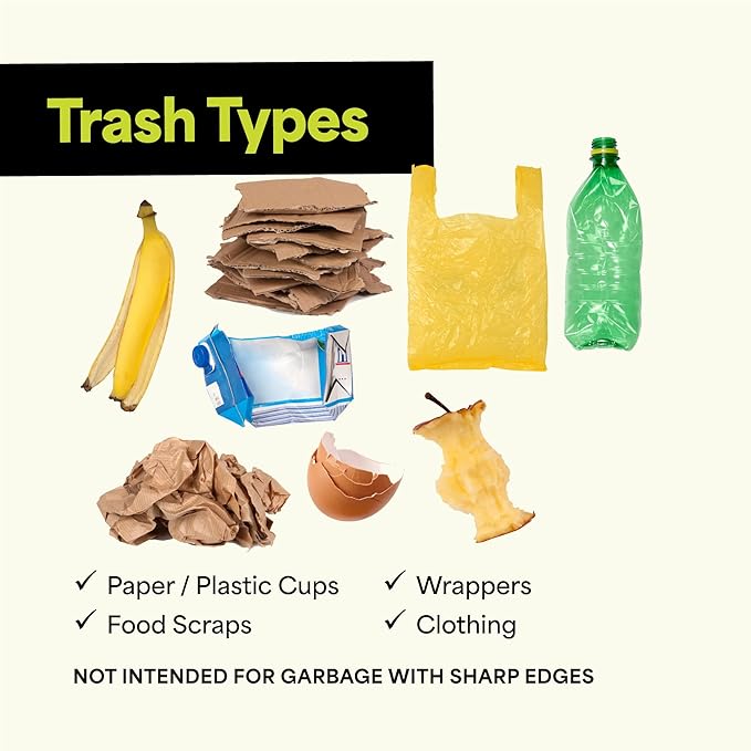 EconoHome Commercial 55-60 Gallon Garbage Bags - High Density Extra Large Trash Bags - 40x54" 17 Micron - Industrial Plastic Can Liners for Light Waste - Made in the USA - Bulk 150-Count, Black