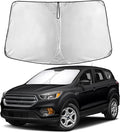 EcoNour Windshield Sun Shade Compatible for Ford Escape 2013–2017 2018 2019 | SUV Front Window Sunshade | Foldable 4-Layer Sun Visor Protector | Blocks UV Rays & Keeps Interior Cooler
