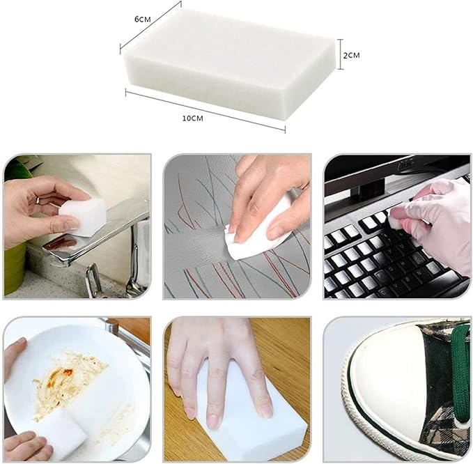 Dr.JIEER 10 Pcs/lot Magic Sponge Eraser Multi-Functional Melamine Foam Cleaner 100x60x20mm