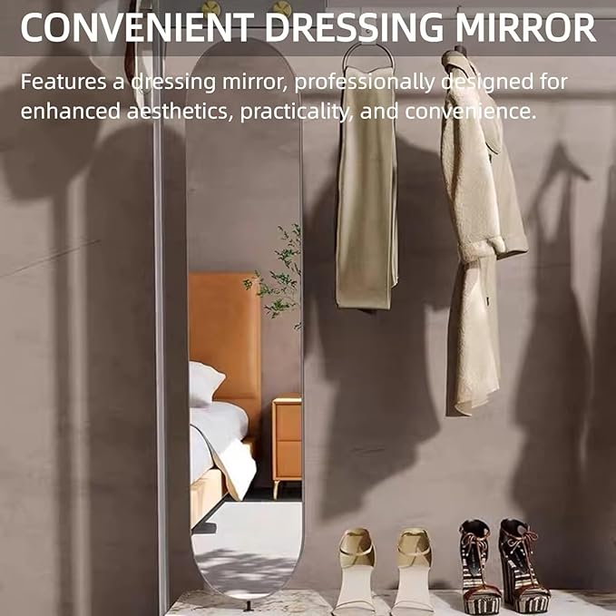 Clothes Rack 43.31IN (Double Storage Drawers) (Dressing Mirror) White Metal Freestanding Hanging Heavy Duty Organizer