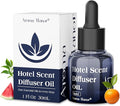 Luxury Essential Oils Inspired by Hotel Scents -Santal Diffuser Oil - Premium Oud Essential Oil for Santal Oil Diffuser, Ultrasonic & Waterless Nebulizers -30 mL, 1 fl oz Glass Bottle with Dropper