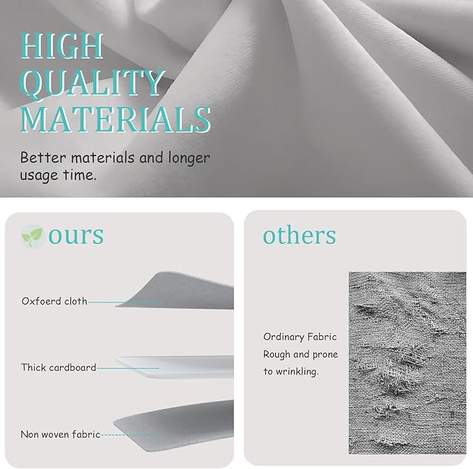 2 Pack Shoe Organizer for Closet, Fits Up to 24 Pairs, Foldable Space-saving Storage Container Bins with Reinforced Handles, 16.5 x 12.6 x 10.2 In, Grey, XSNX02G-2
